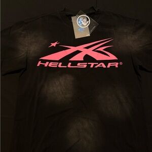 Hellstar Black/Pink Graphic Tee Men’s Medium Brand New